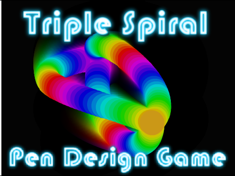Triple Spiral - Pen Design Game