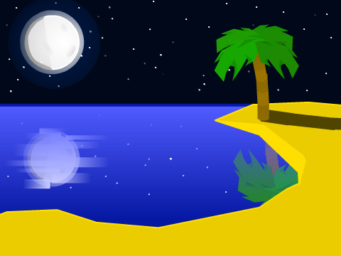 The Islander [interactive art] remix into paralax