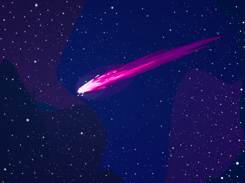 Background #3 - Pink Comet