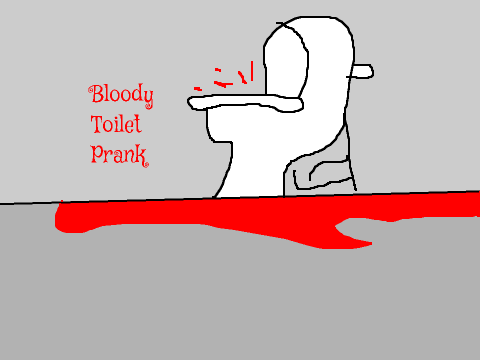 Bloody Toilet Prank!