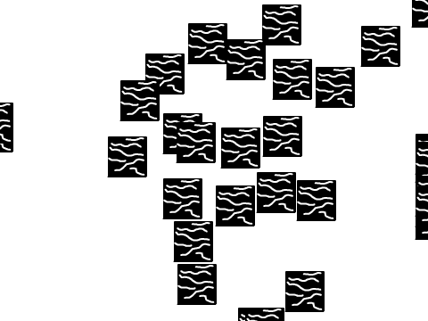 Interacting Squares