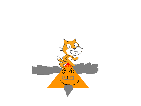 poor cat (and very good triangle)