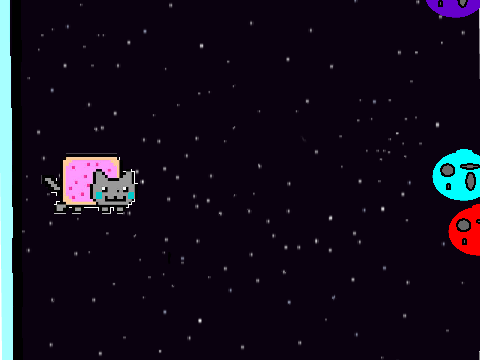 Nyan Cat Space Dodge remix