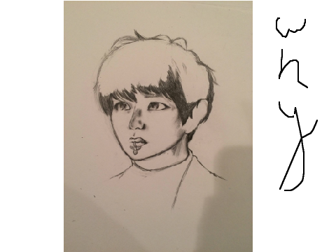 work in progress drawing (((':