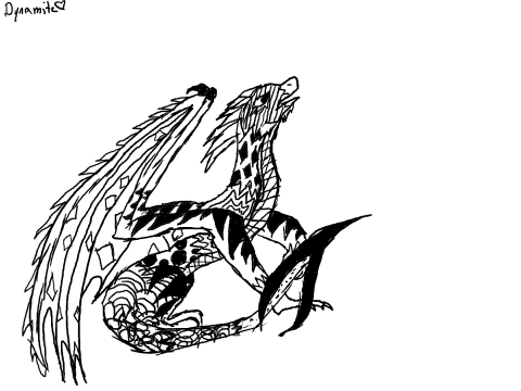  Dragon Drawing Contest Entry!!