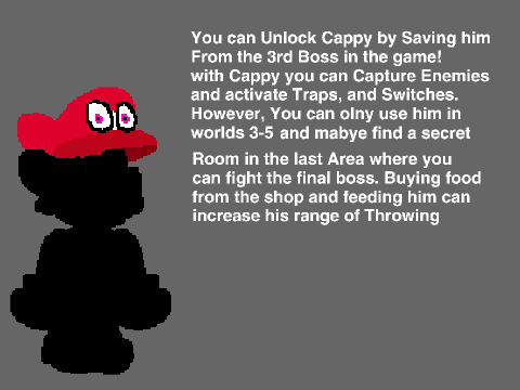 Cappy Idea for Super mario Scralaxy