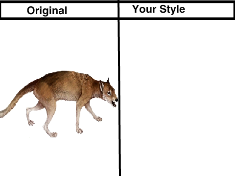 Draw The Original Picture in Your Style!