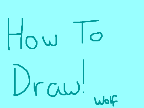 How To Draw: Wolf