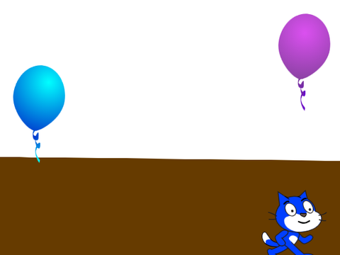 dodge the balloons.