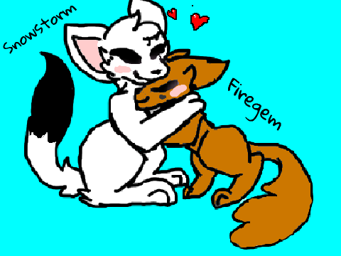 Snowstorm and Firegem! (The secret relationship <3)