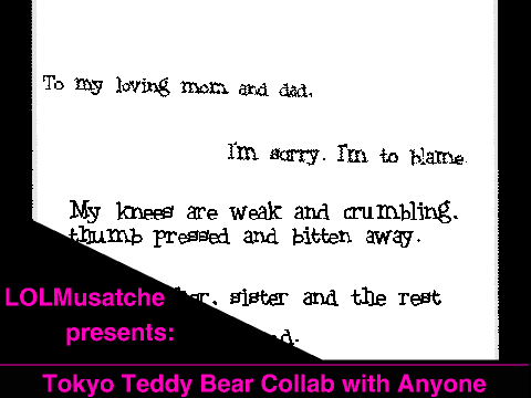 Tokyo Teddy Bear Collab With Anyone