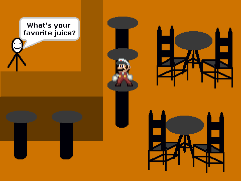Add yourself at the juice bar