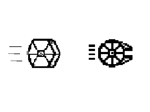 space fight pixel art