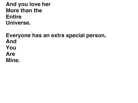 My Extra Special Person