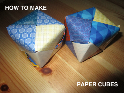 How to make a paper cube