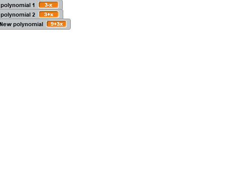 Multiplying polynomials (one variable)