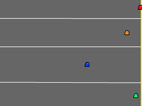 blob race game (1-4 players)