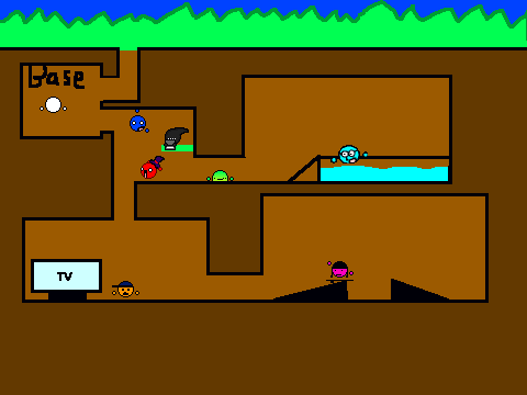 Add your Emote and room in the UnderGround City-1