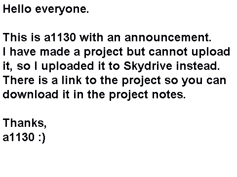 ANNOUNCEMENT TWO