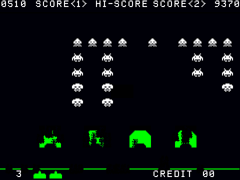 Space Invaders piraté