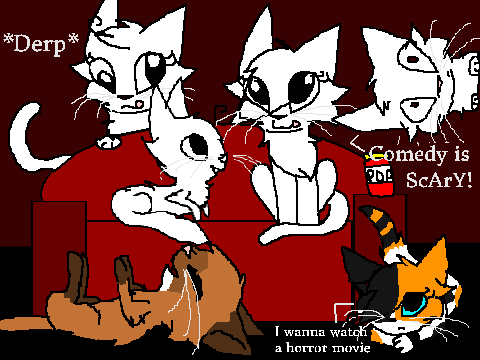 Add your OC watching Comedy: remix