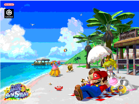 Mario Sunshine Story- The rising statue...