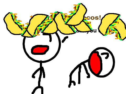I'ts raining tacos!