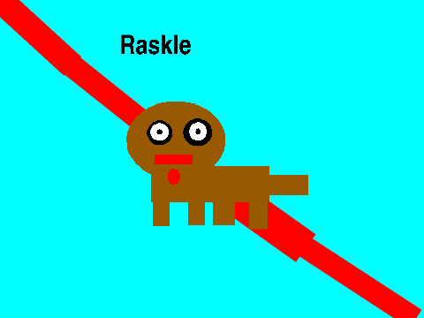Raskle speed Draw not a actual dog in real life