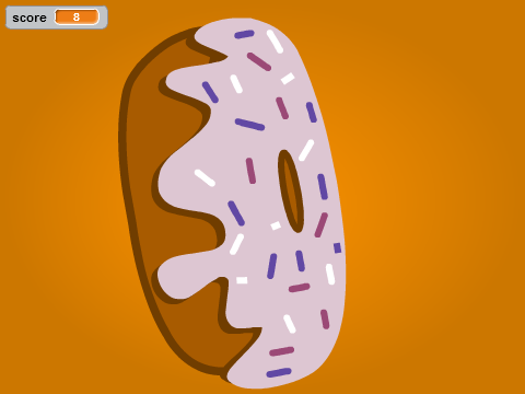 Rotate the Donut arrow keys