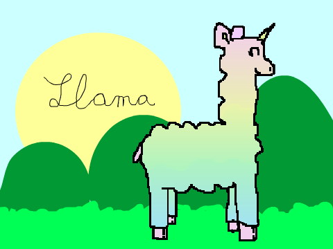 Llama Drawing! :D