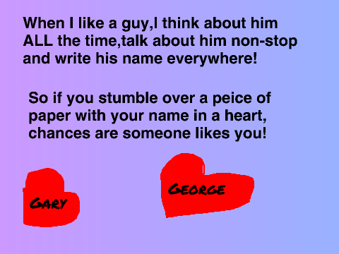 DOES SHE LIKE YOU!?