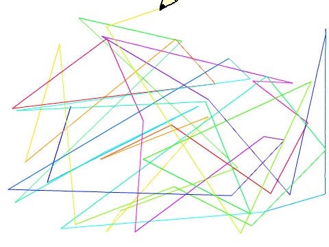 Random rainbow draw