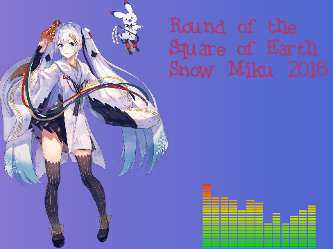 ~Round off the Sqaure of Earth~ Snow Miku 2018