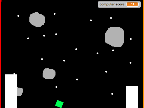 pong in space (1 and 2 plr)