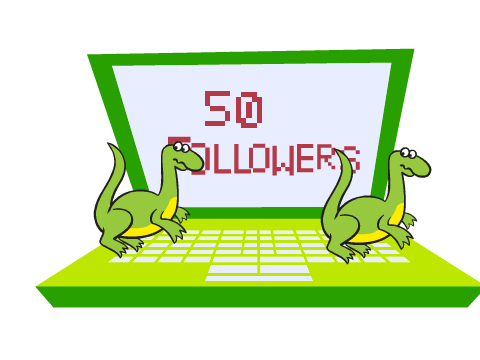 50 followers yeah