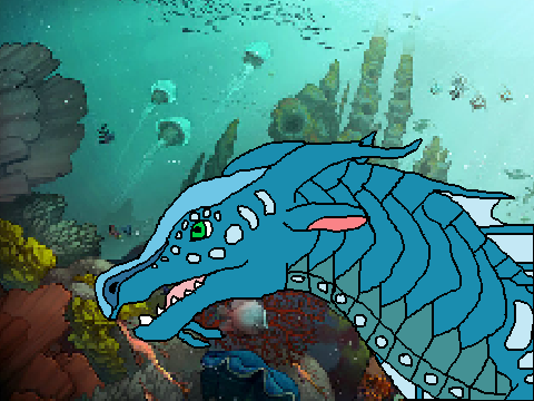 Tsunami drawing