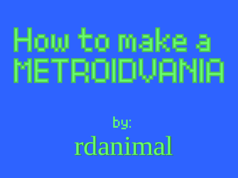 Metroidvania Tutorial