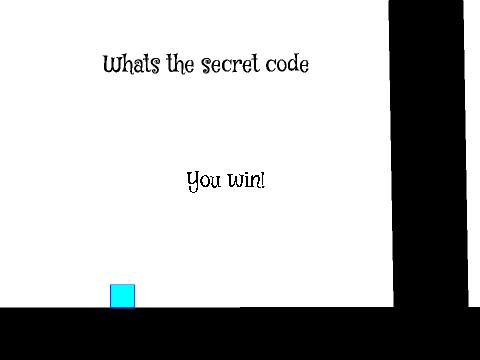 secret code - a platformer