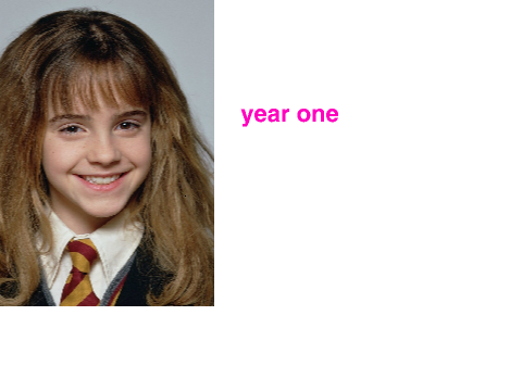 Emma Watson --- Hermione through years