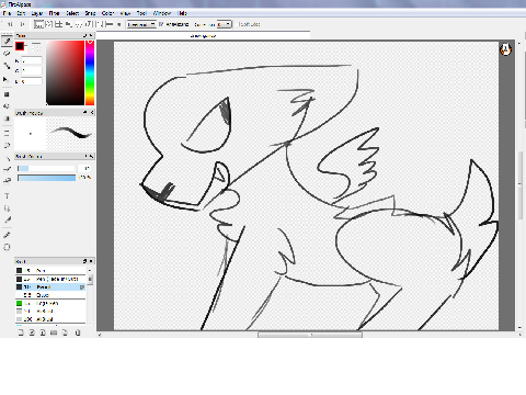 WIP of a drawing C: