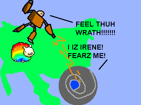 ADD YOURSELF ATTACKING HURRICANE IRENE!