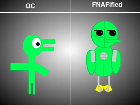 Give me an OC and i will FNAFify it remix funtime remix