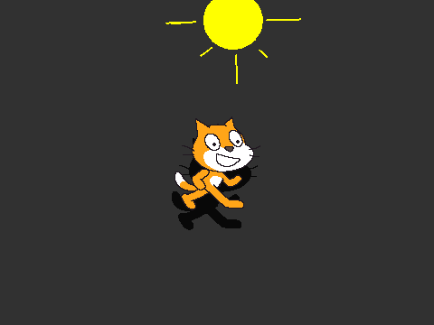 Scratch Cat "Shadow Simulator"