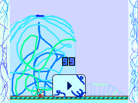 Flappy Bird frozen 
