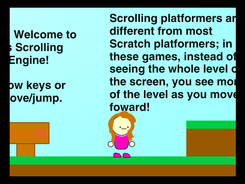Scrolling Platformer Engine remix