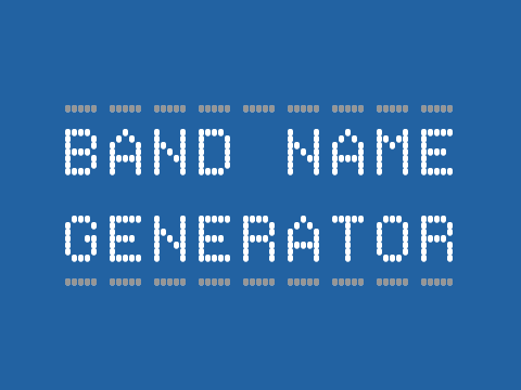 Band Name Generator