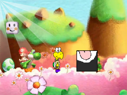 Add yourself on Yoshi's New Island!