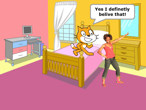 scratch cat goes to candy world
