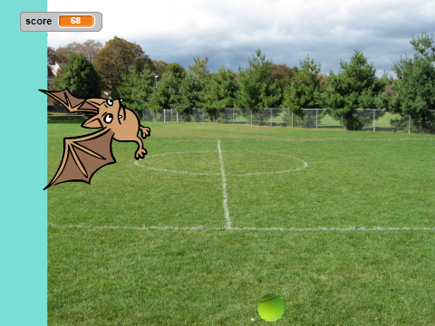 tennis with a bat