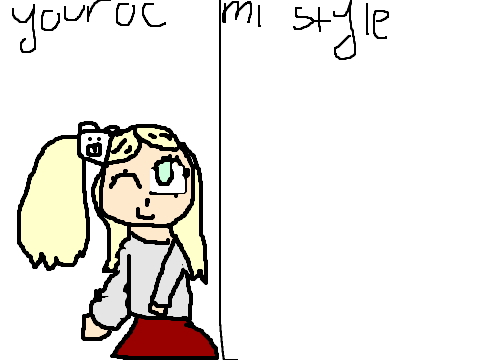 Gimmie your oc & ill draw it FNaF anomotronc style remix